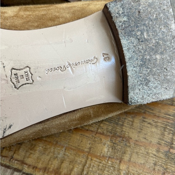 Gianvito Rossi Light Brown Suede Loafers size 37 - Picture 8 of 8